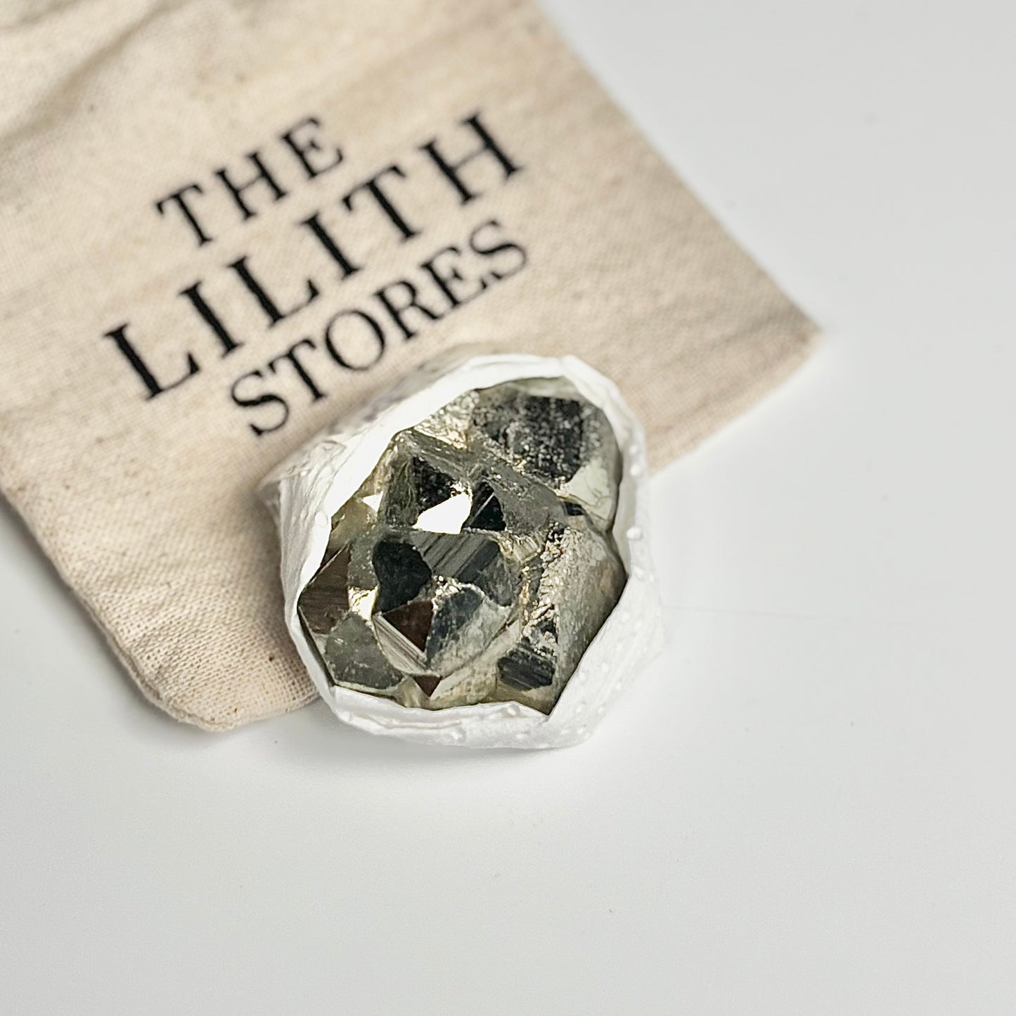 Peruvian Pyrite Cluster – 61g - Golden Brilliance & Striking Presence