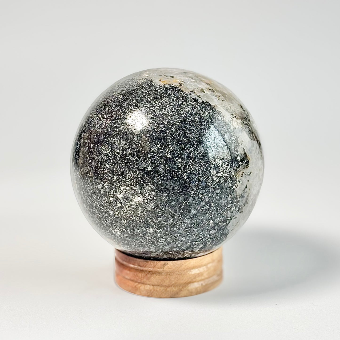 Rainbow Moonstone Sphere – Large - 1200 Gm | Cultivates Compassion & empathy