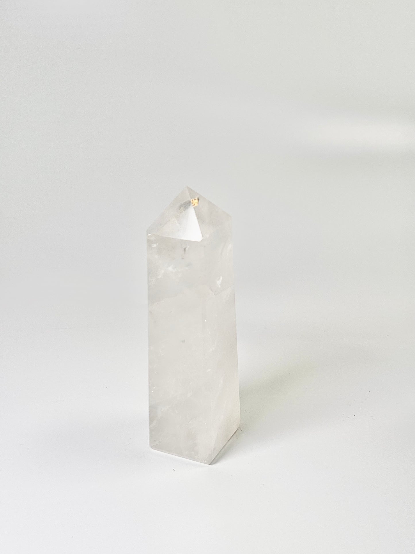 Four Facet Clear Quartz Tower – 385g - Amplify, Align & Awaken