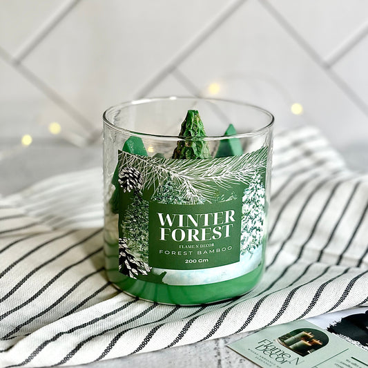 Winter Forest Decorative Soy Scented Candle | Holidays