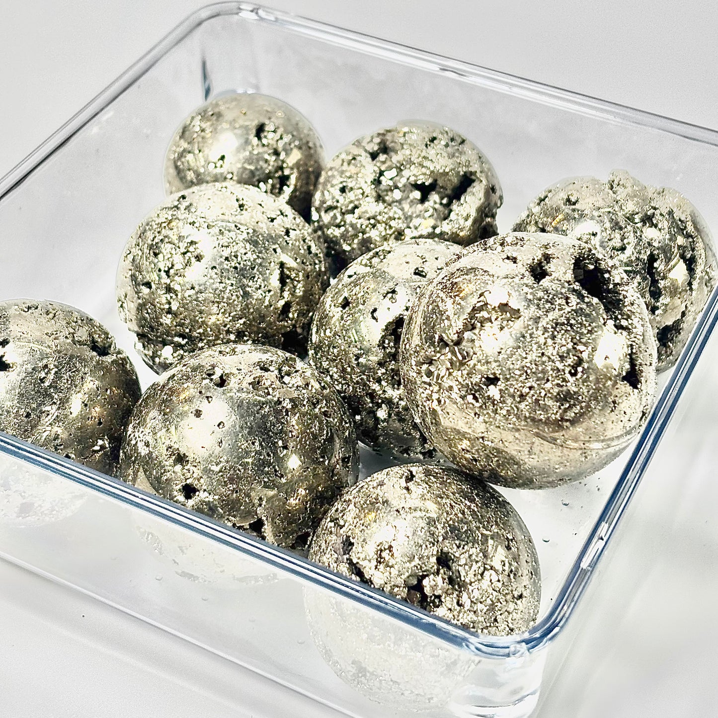 Pyrite Druzy Sphere – Peruvian Pyrite