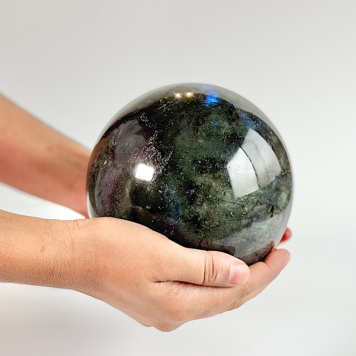 Labradorite Large Sphere - 2.8 Kg |  Promotes Spiritual Growth
