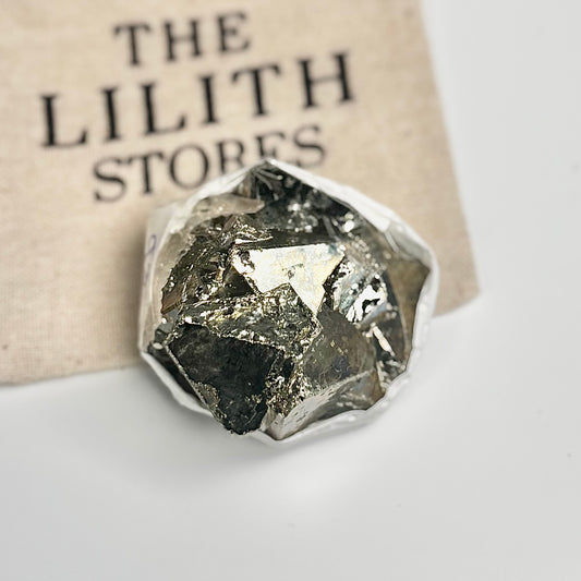 Peruvian Pyrite Cluster – 93g - Golden Brilliance & Striking Presence