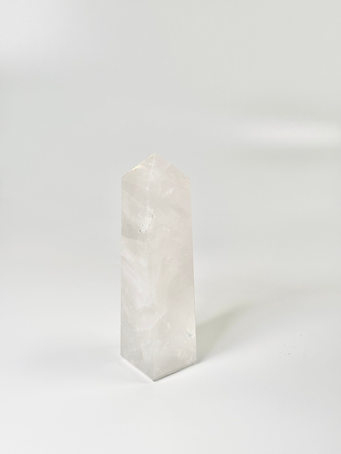 Four Facet Clear Quartz Tower – 390g - Amplify, Align & Awaken
