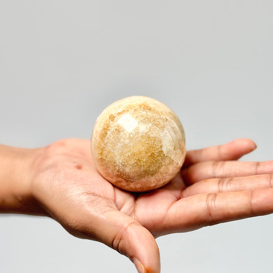 Mexican Yellow Calcite Sphere
