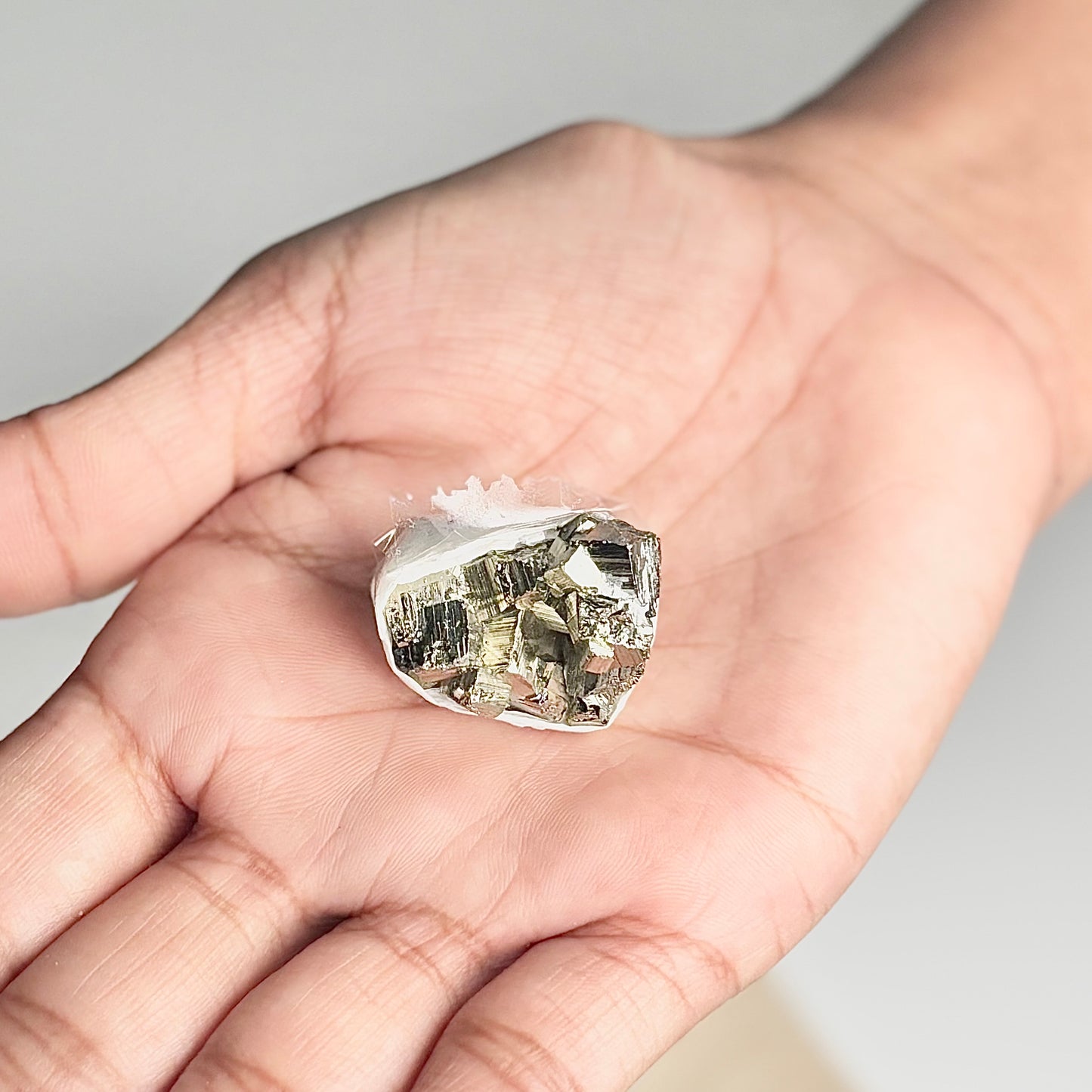 Peruvian Pyrite Cluster – 17g - Golden Brilliance & Striking Presence