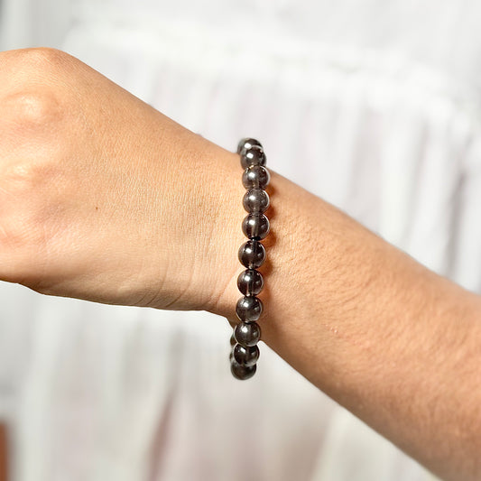 Tektite Bracelet 8mm – Cosmic Energy • Spiritual Expansion • Protection