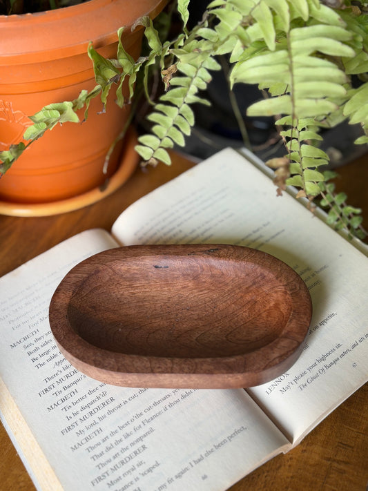 Handcrafted Wooden Oval Bowl | Altarware