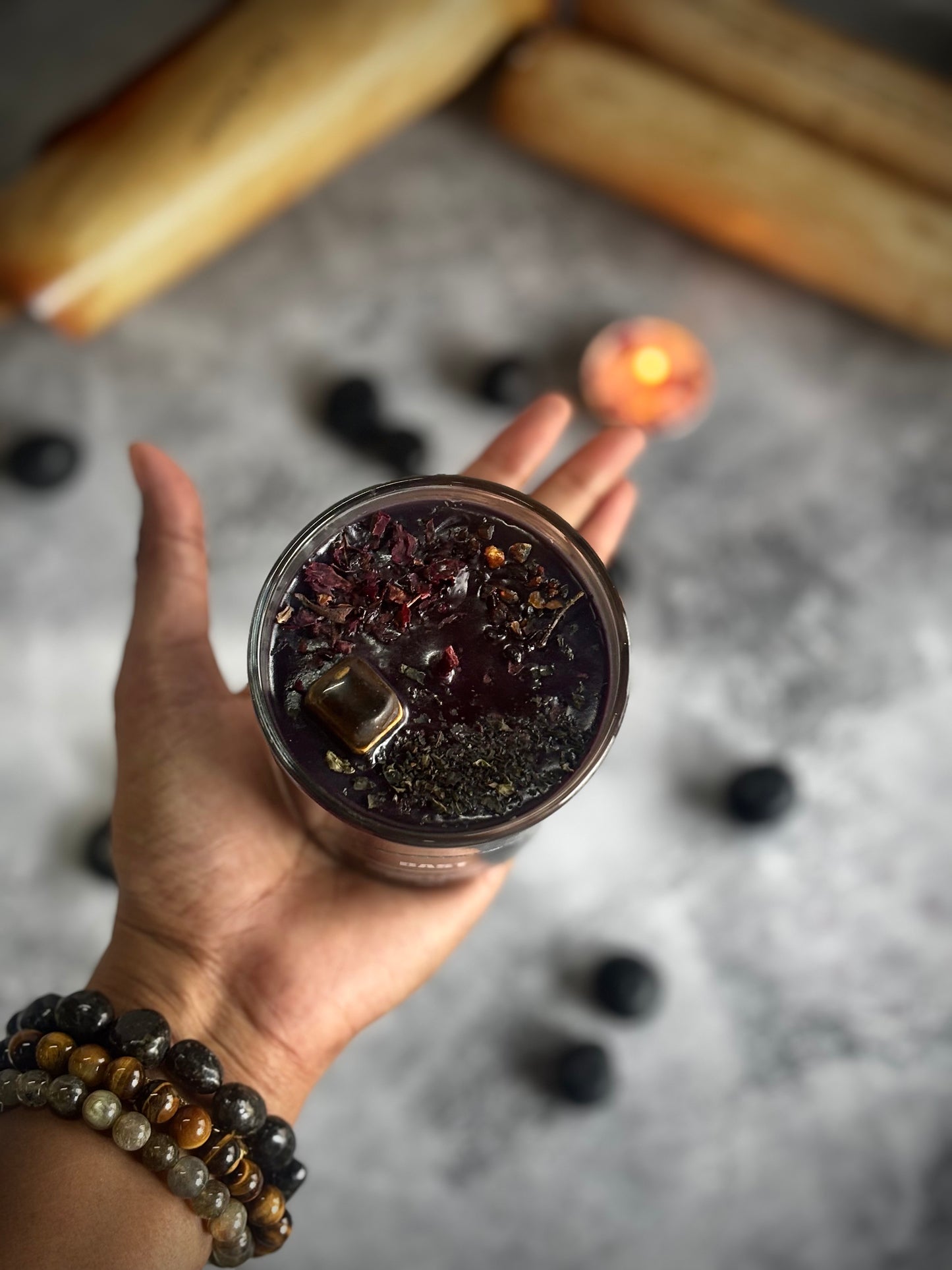 Bast Altar Candle – 200 g Scented Soy Wax Jar Candle for Ritual & Devotion