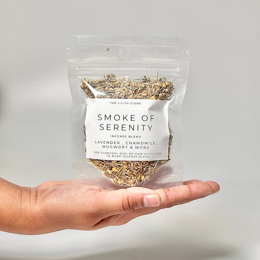 Smoke of Serenity – Loose Herb Incense Blend | Emotional Clearing • Protection • Ritual Calm