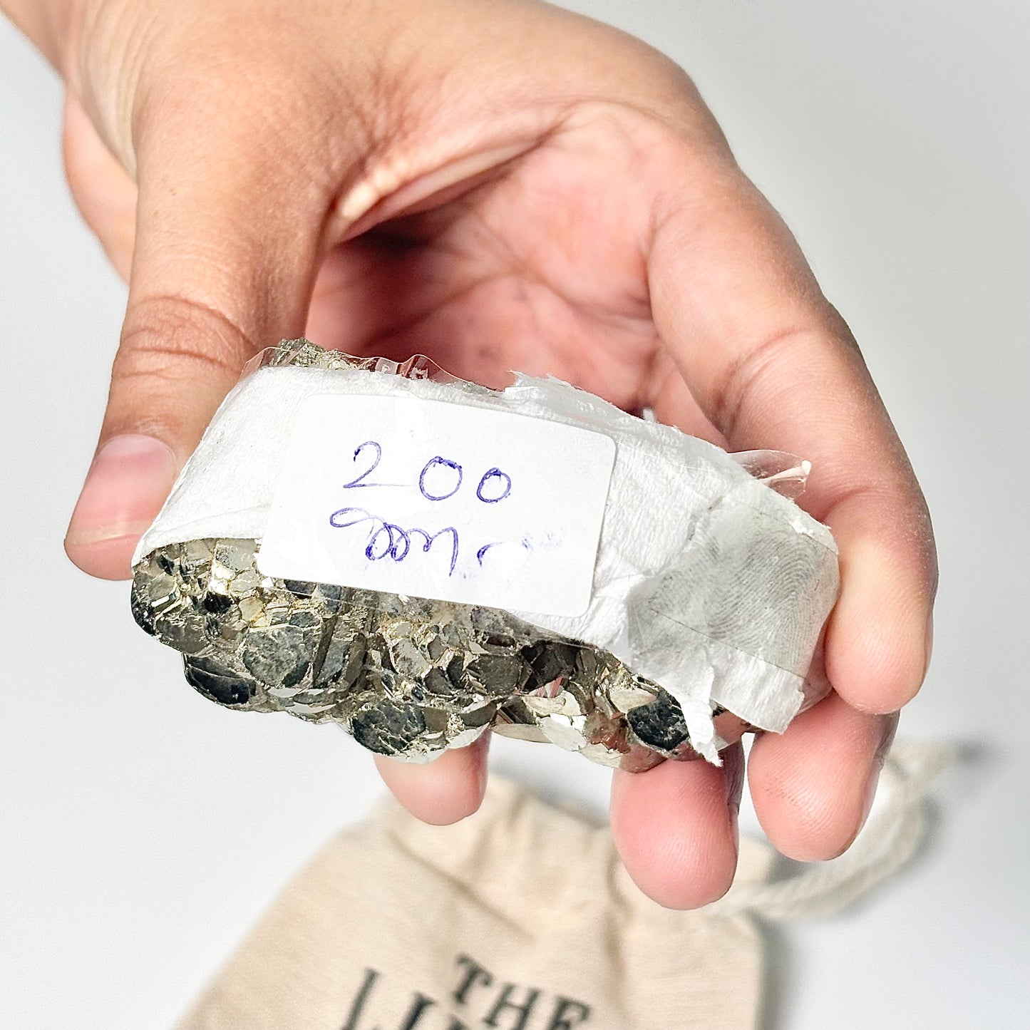 Peruvian Pyrite Cluster – 200g -Golden Brilliance & Striking Presence
