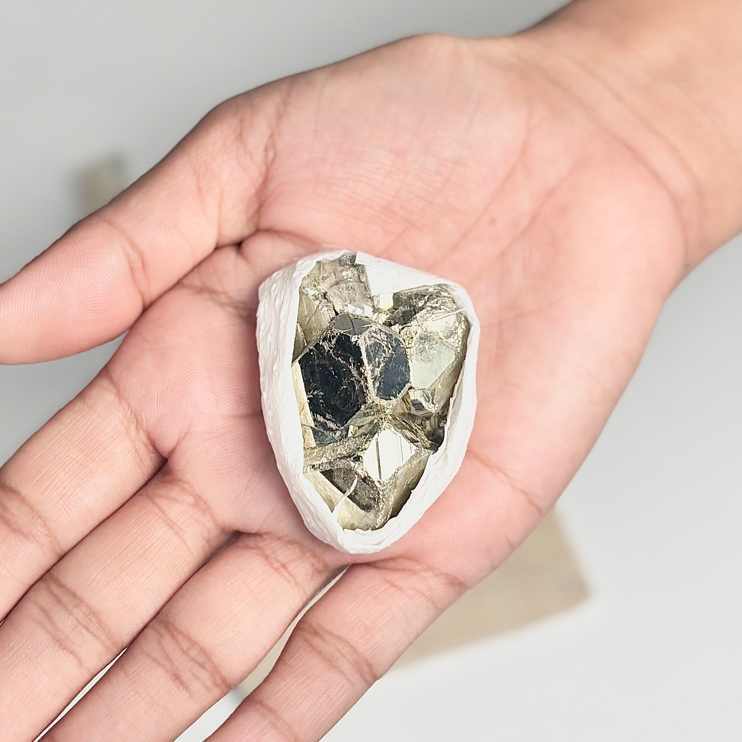 Peruvian Pyrite Cluster – 42g -Golden Brilliance & Striking Presence