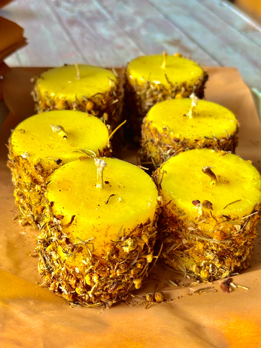 Solar Plexus Chakra Candle - Meditation Candle
