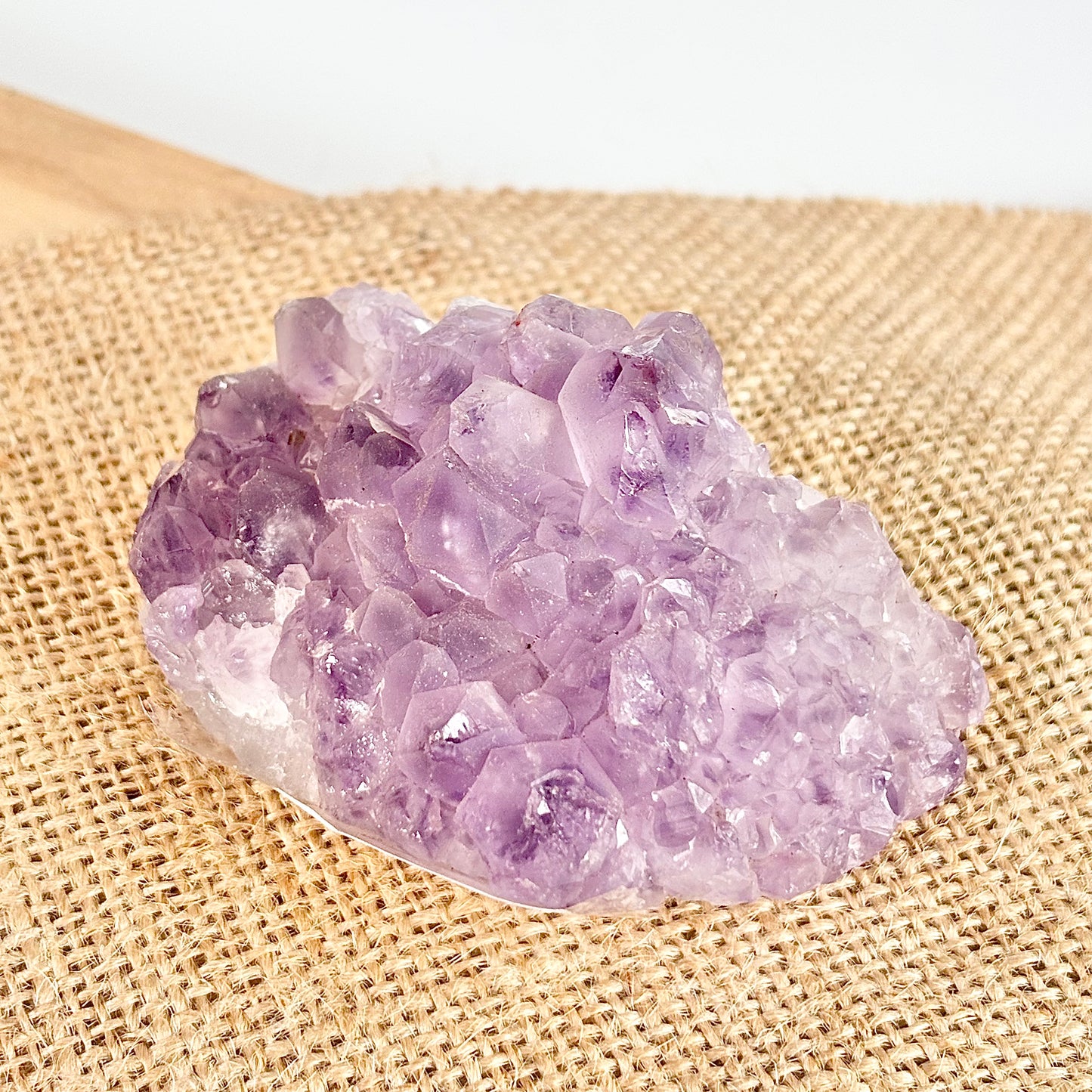 Amethyst Cluster - 122 Gm | Helps activating Third Eye & Psychic abilities