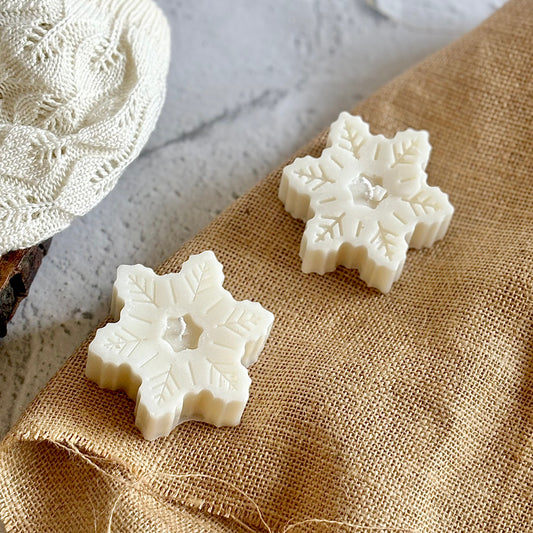 Snowflake Decorative Soy Scented Candle | Pack of 2