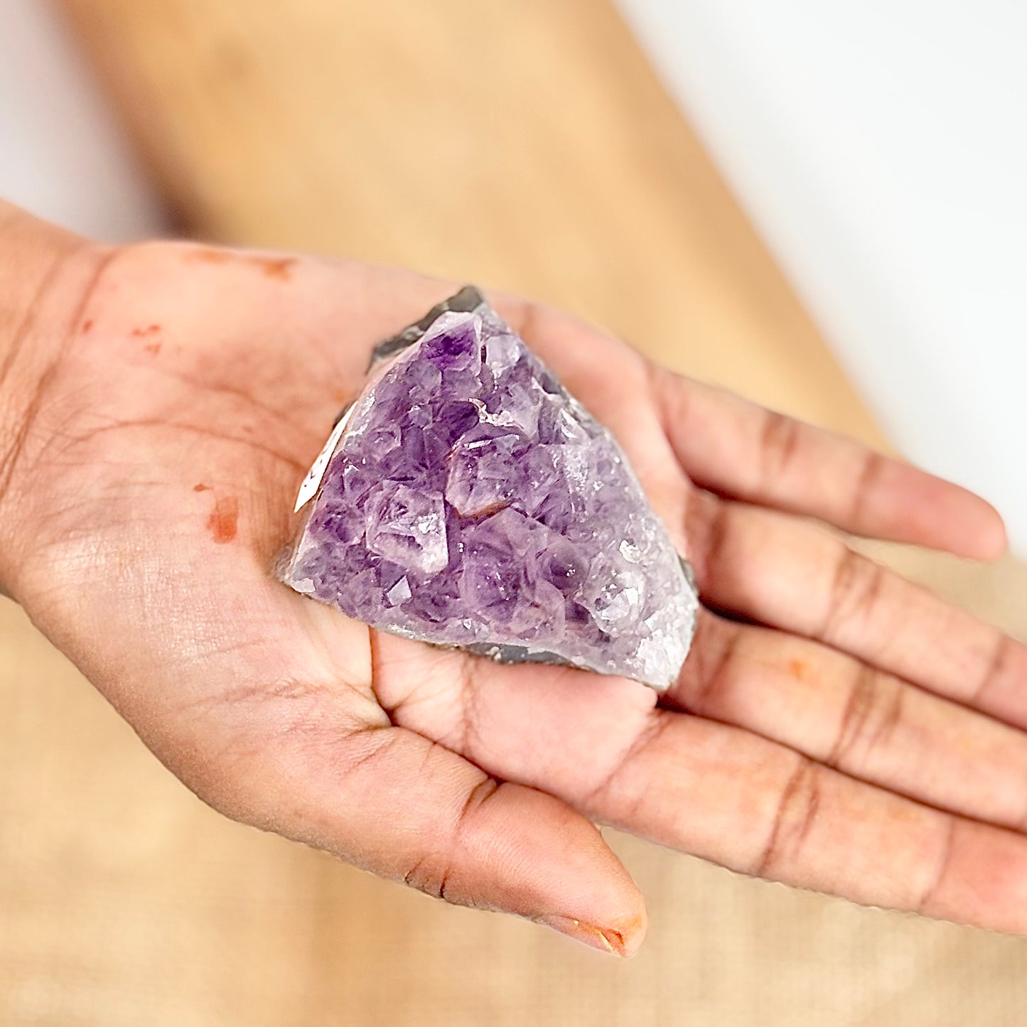 Amethyst Cluster - 80 Gm | Helps activating Third Eye & Psychic abilities