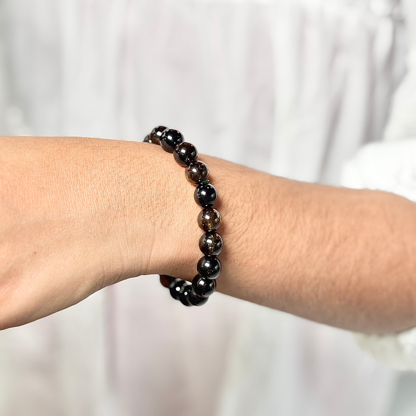 Brown Tourmaline Bracelet – Grounding • Stability • Emotional Healing