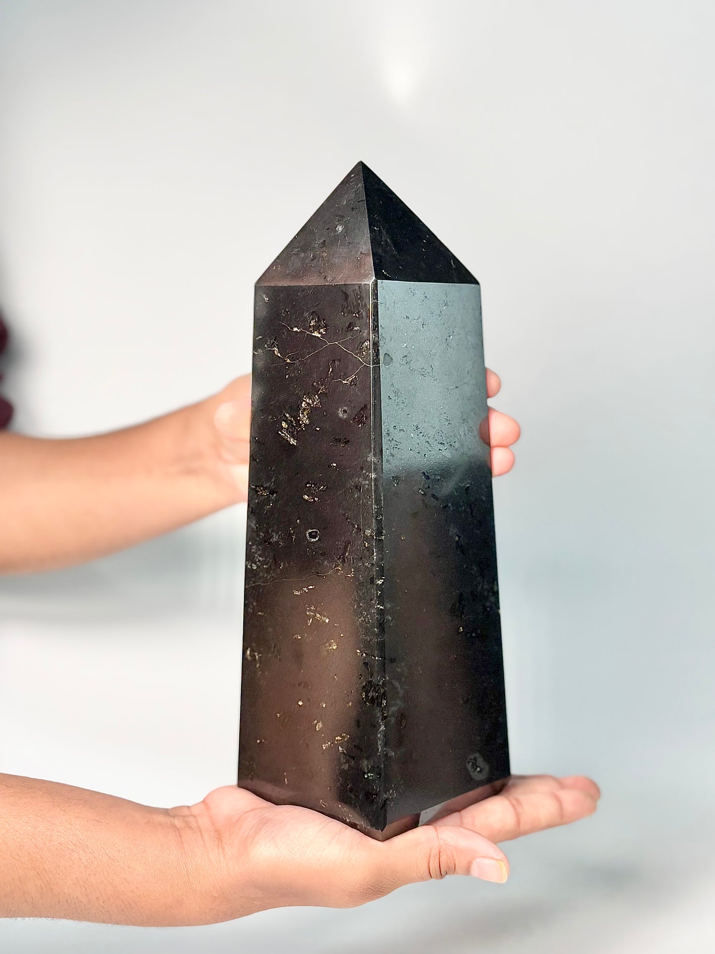 Four Facet Black Tourmaline Tower – 2.6 Kg - Strength, Stability & Refined Style