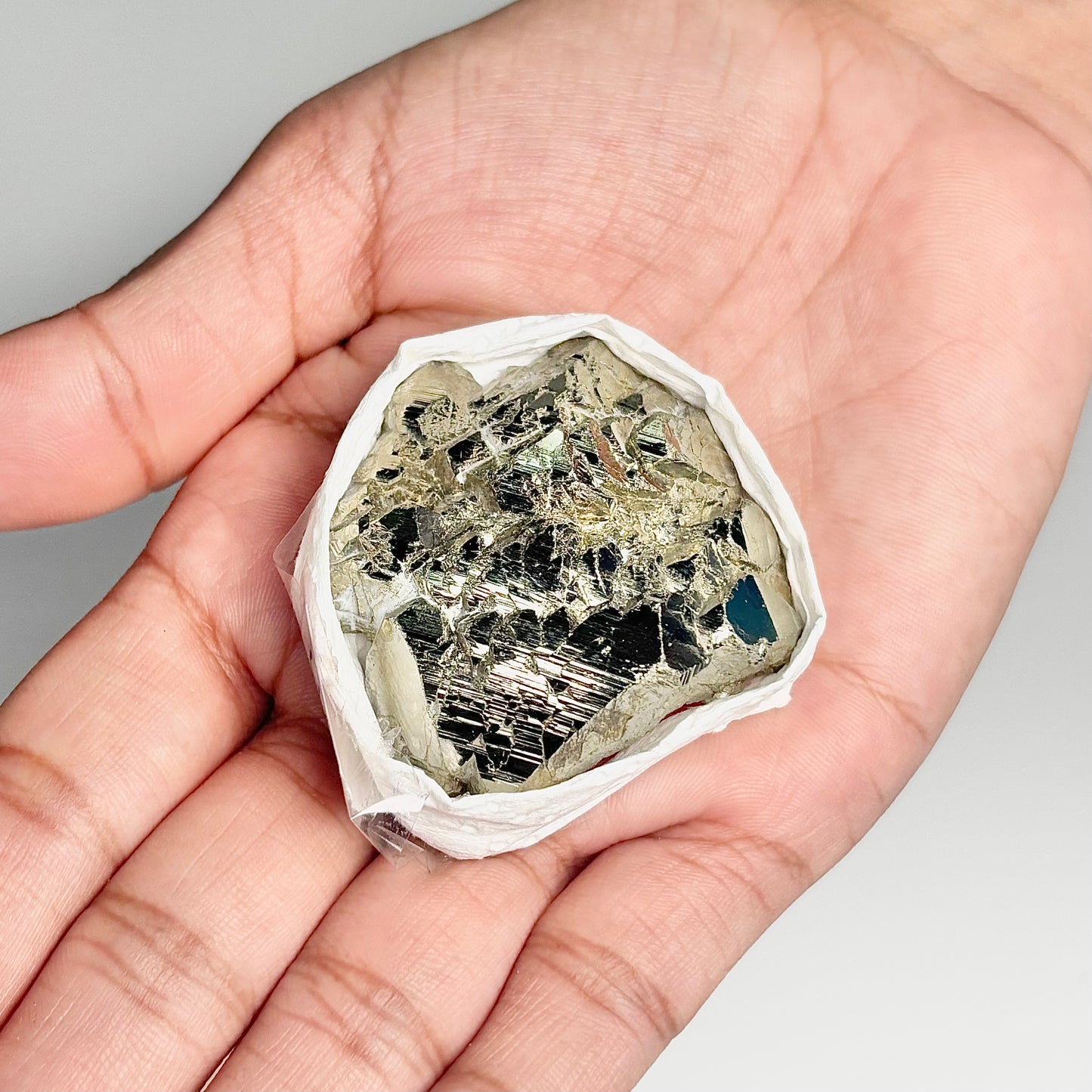 Peruvian Pyrite Cluster – 49g -Golden Brilliance & Striking Presence