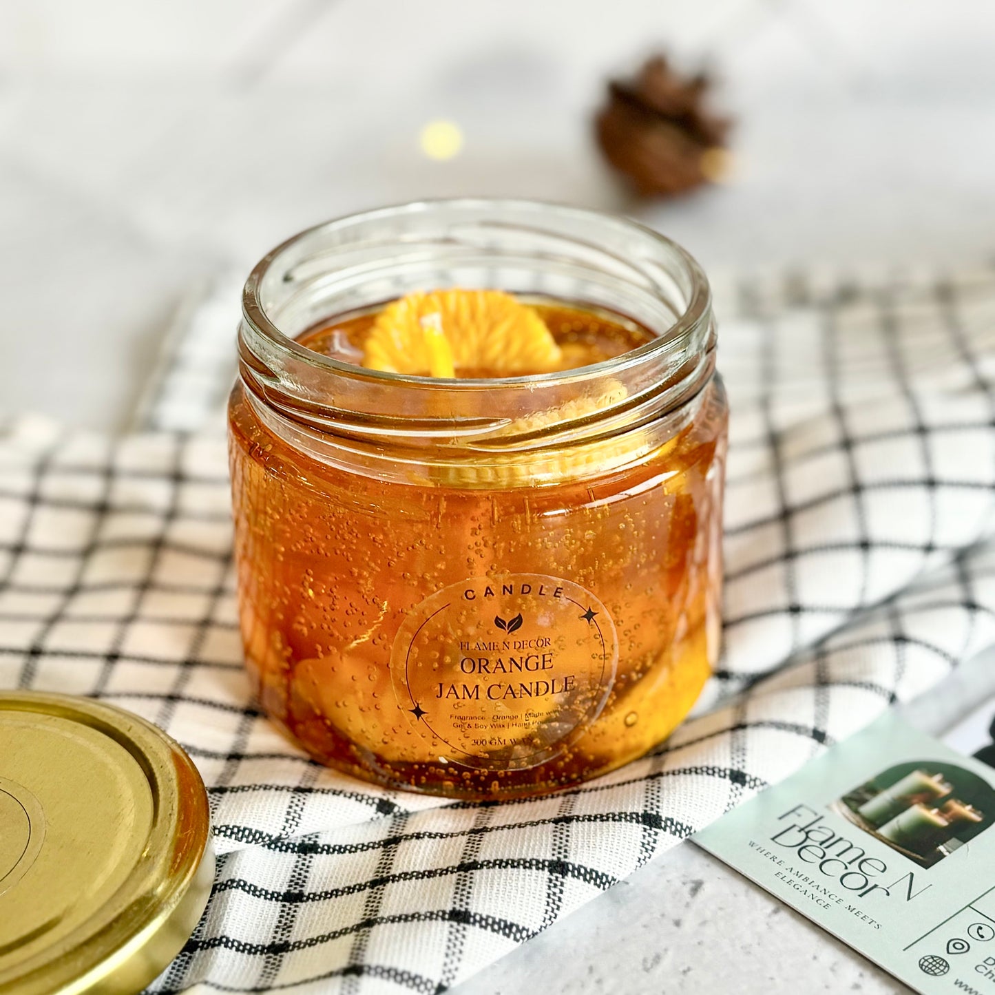 Orange Jam Scented Candle | Dessert Candle