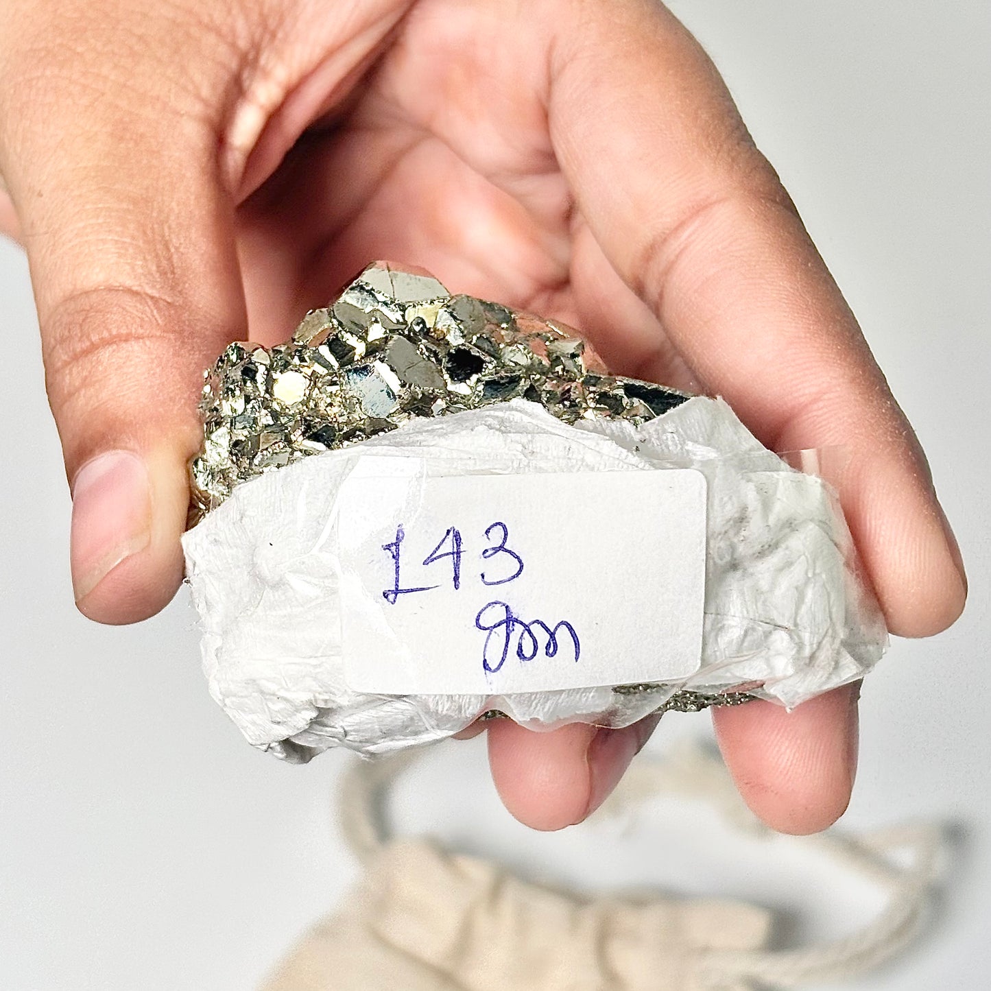 Peruvian Pyrite Cluster – 143g -Golden Brilliance & Striking Presence