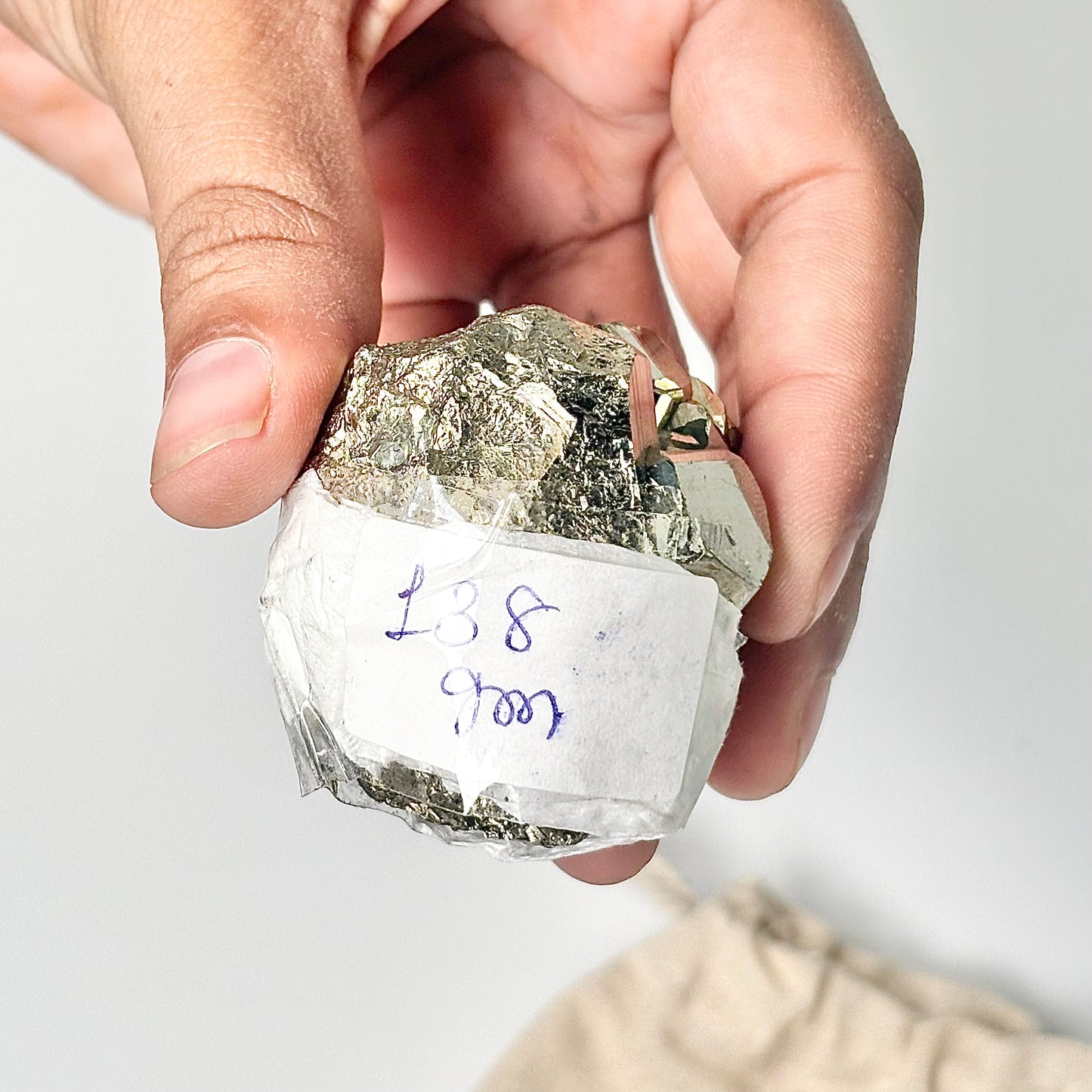 Peruvian Pyrite Cluster – 138g -Golden Brilliance & Striking Presence