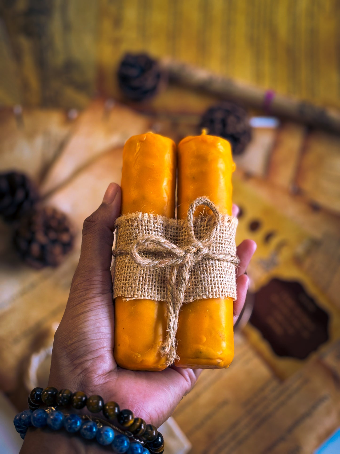 Joy in Chaos - Herb Dressed Candle