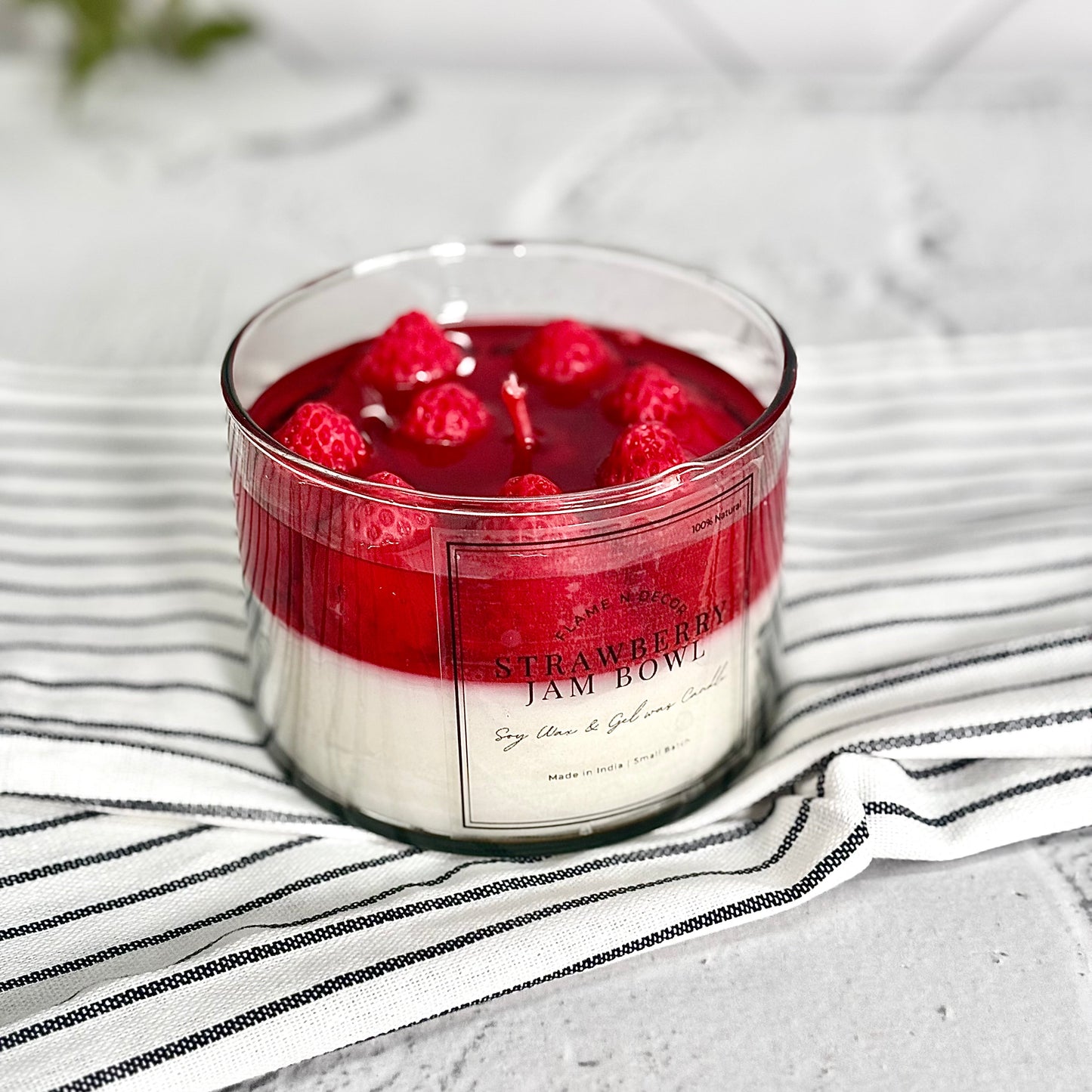 Strawberry Jam infused with Strawberry Candle | Dessert