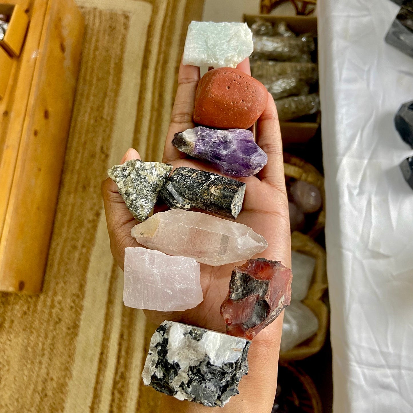 Raw Stones Set of 9 | Beginner Friendly