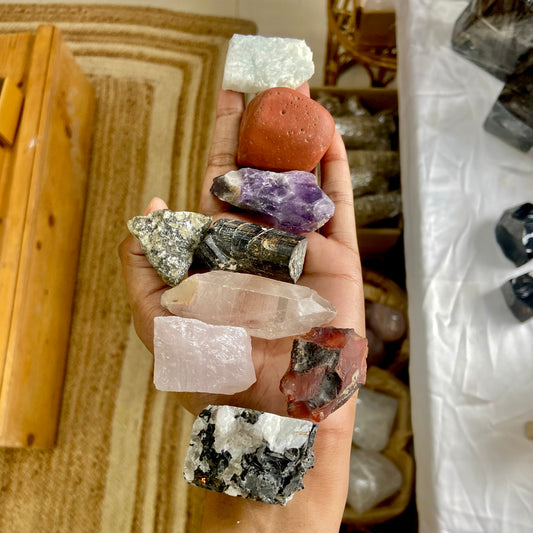 Raw Stones Set of 9 | Beginner Friendly