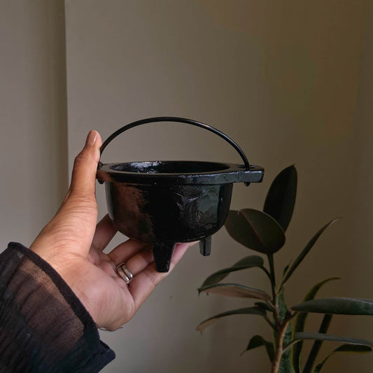 Medium Size Cast Iron Classic Cauldron Altarware | Altar