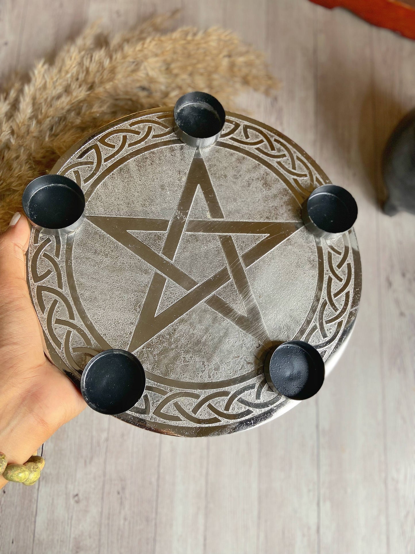 Candle Holder Metal Plate Altarware | Altar