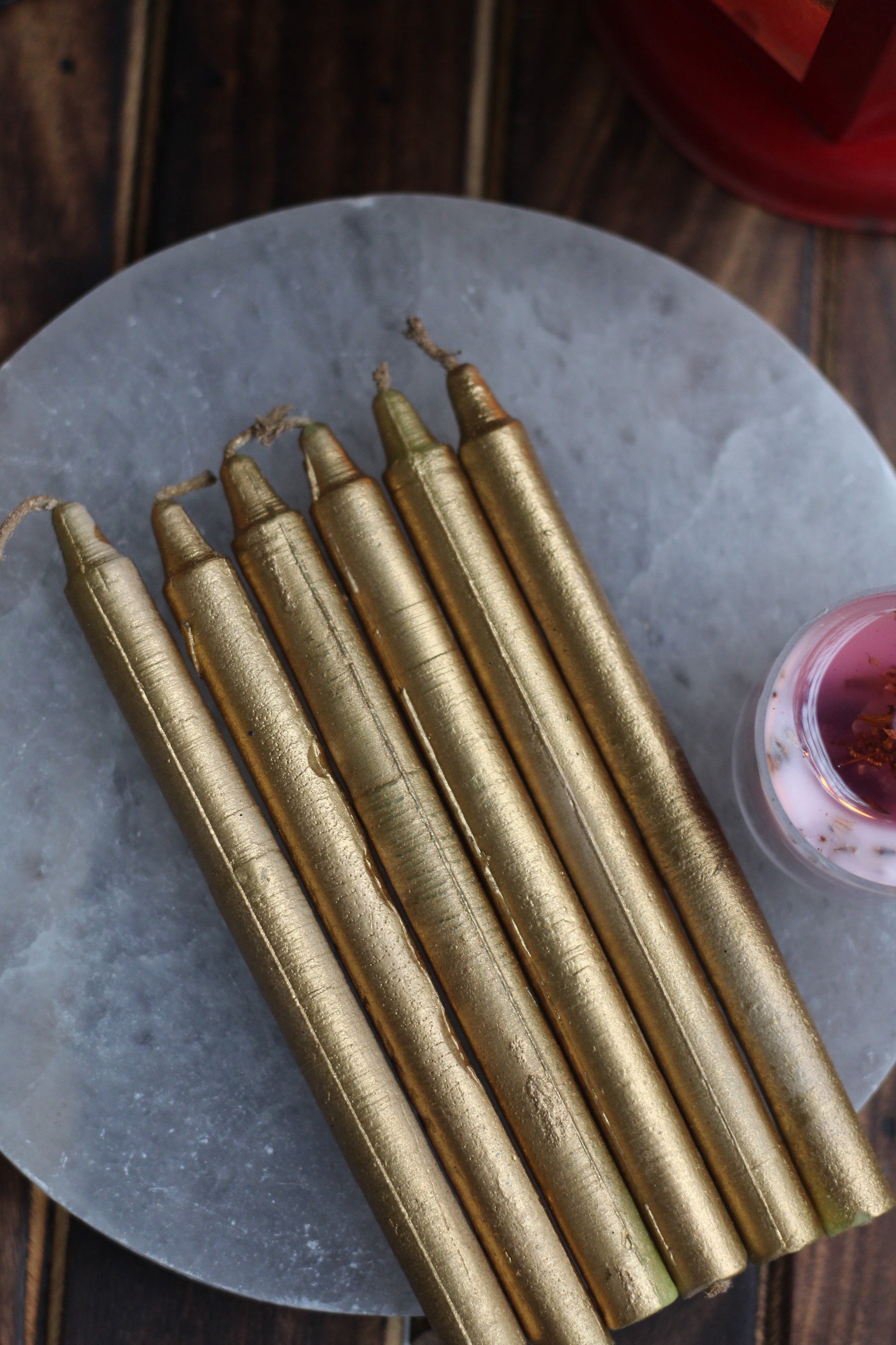Gold Candle | Spell Work - Set Of 25 50 100 200 Candles