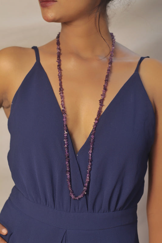 Amethyst Chips String (Mala) Crystal