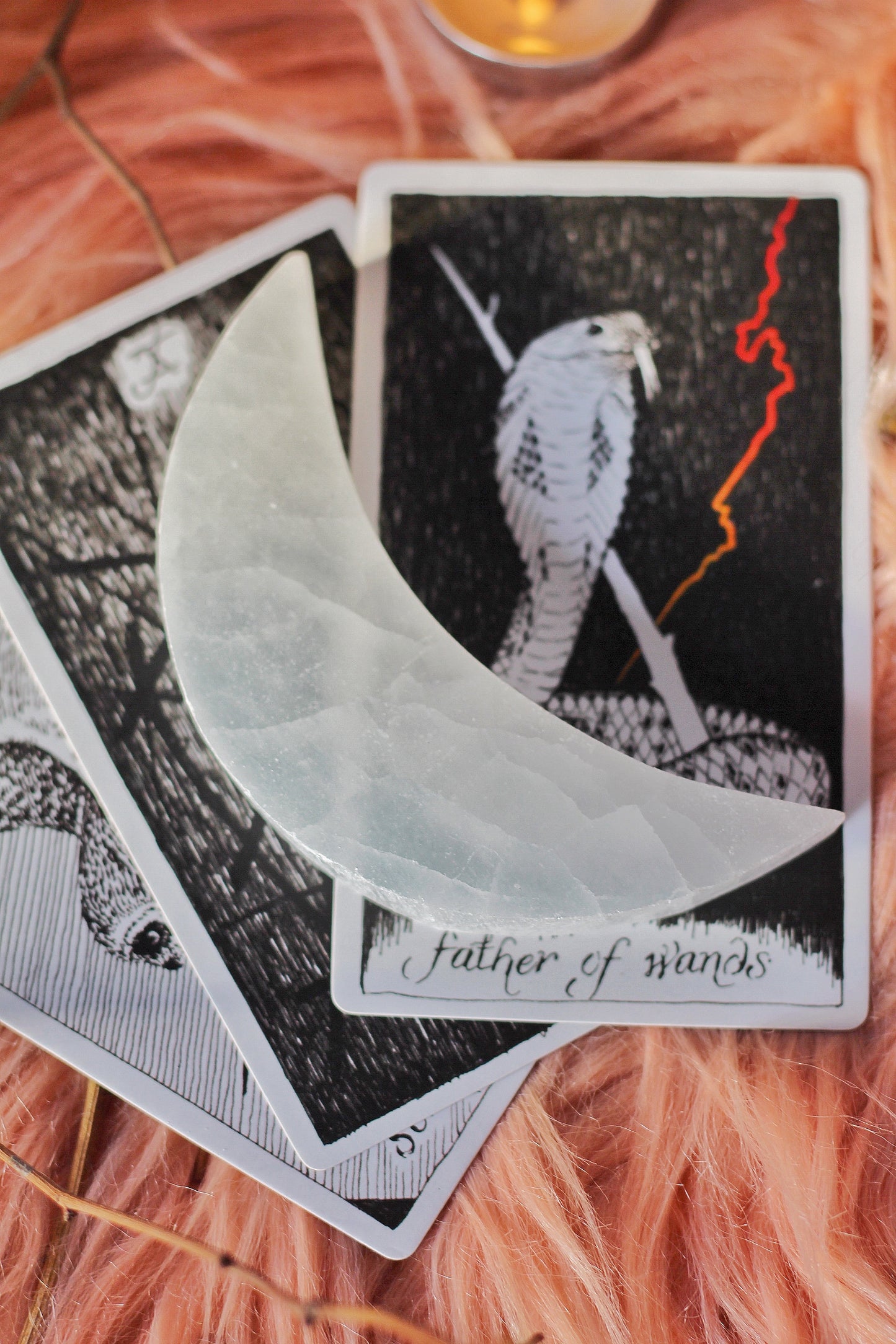 Selenite Crescent Moon | Crystal Cleansing