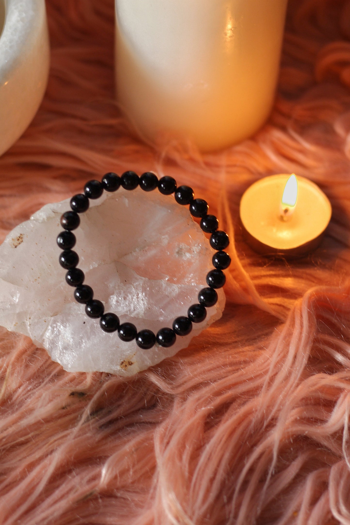 Black Tourmaline Bracelet - 8Mm | Stone Of Protection Crystals & Stones