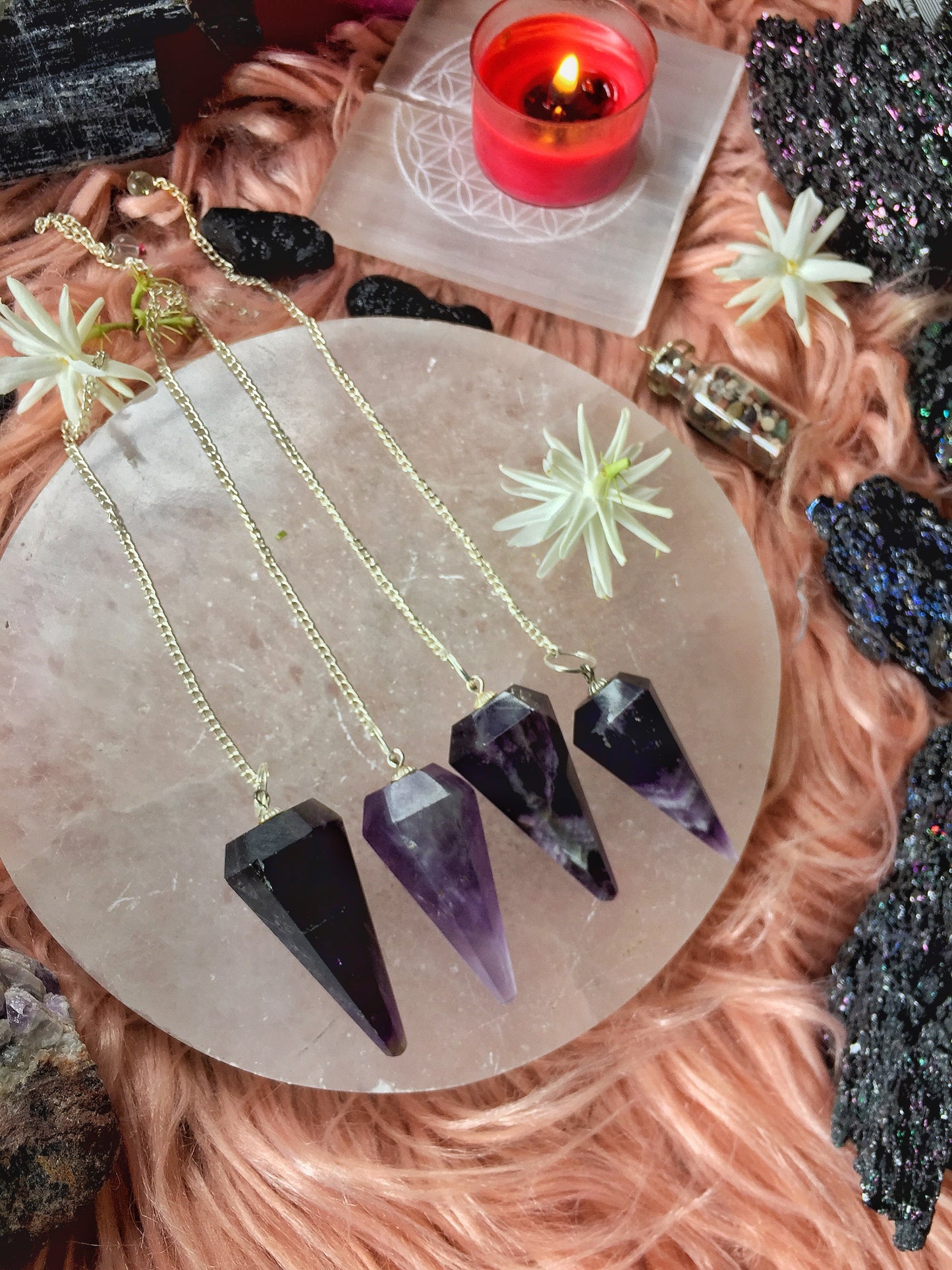 Amethyst Pendulum Crystal
