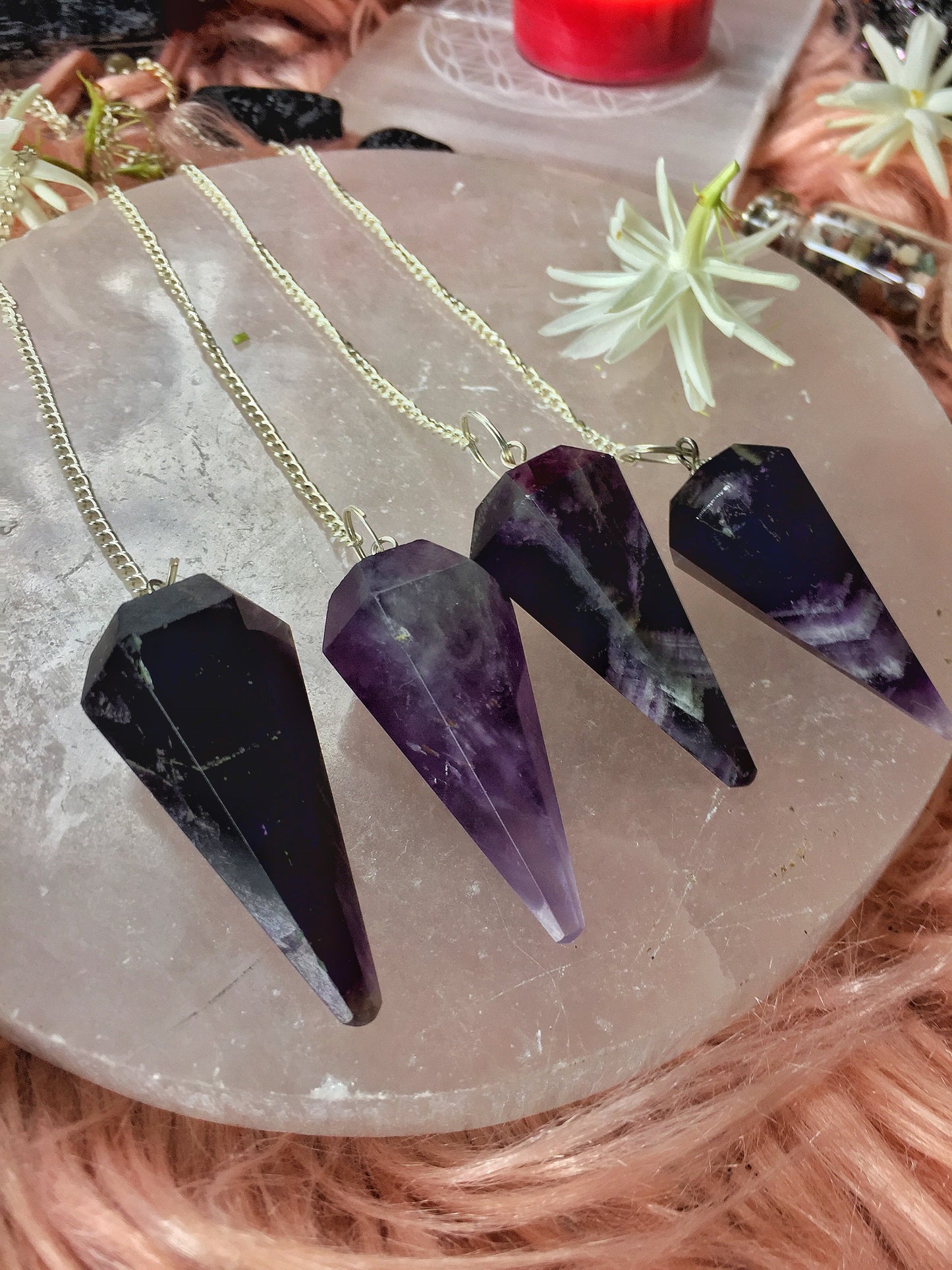 Amethyst Pendulum Crystal