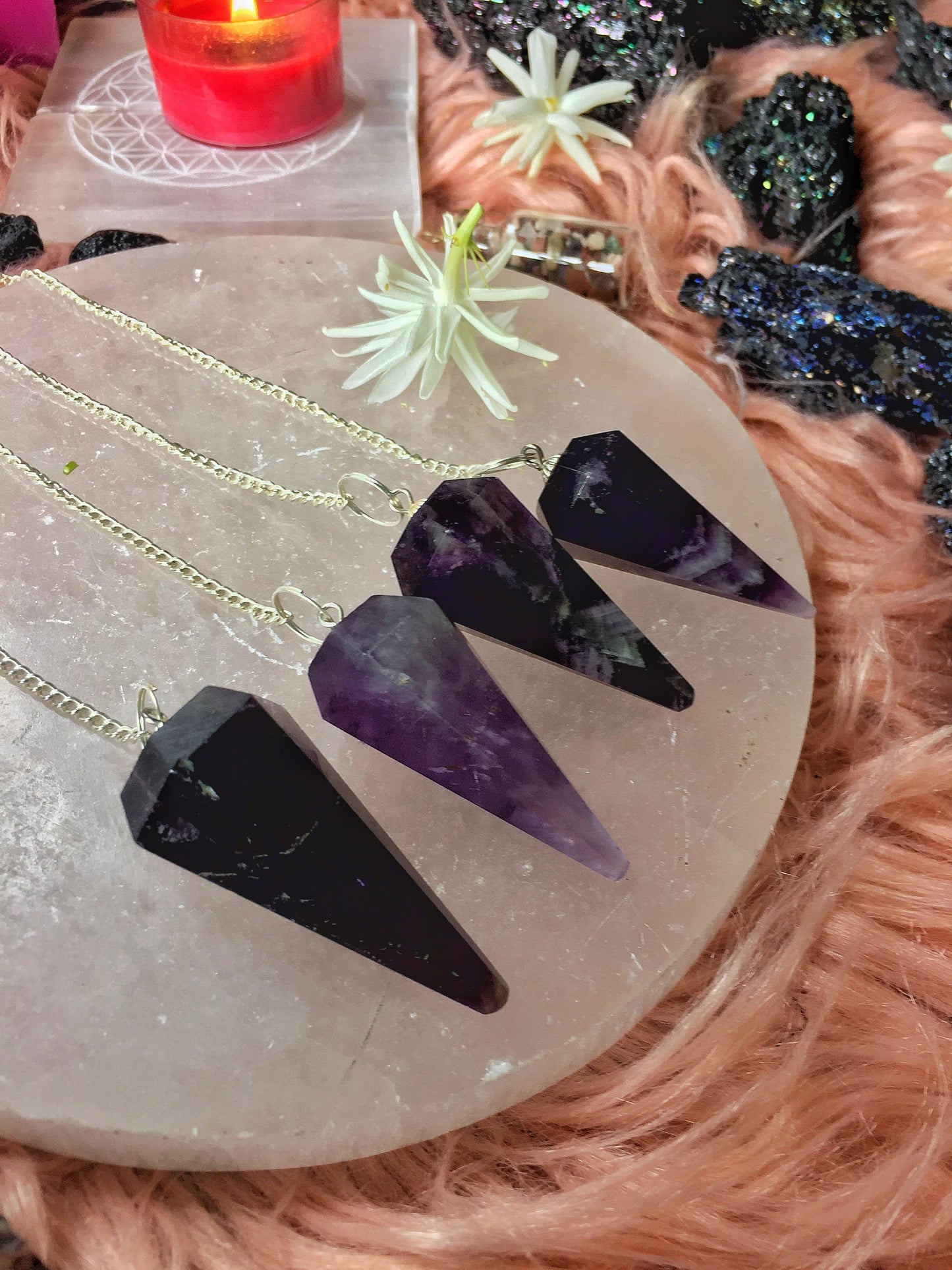 Amethyst Pendulum Crystal