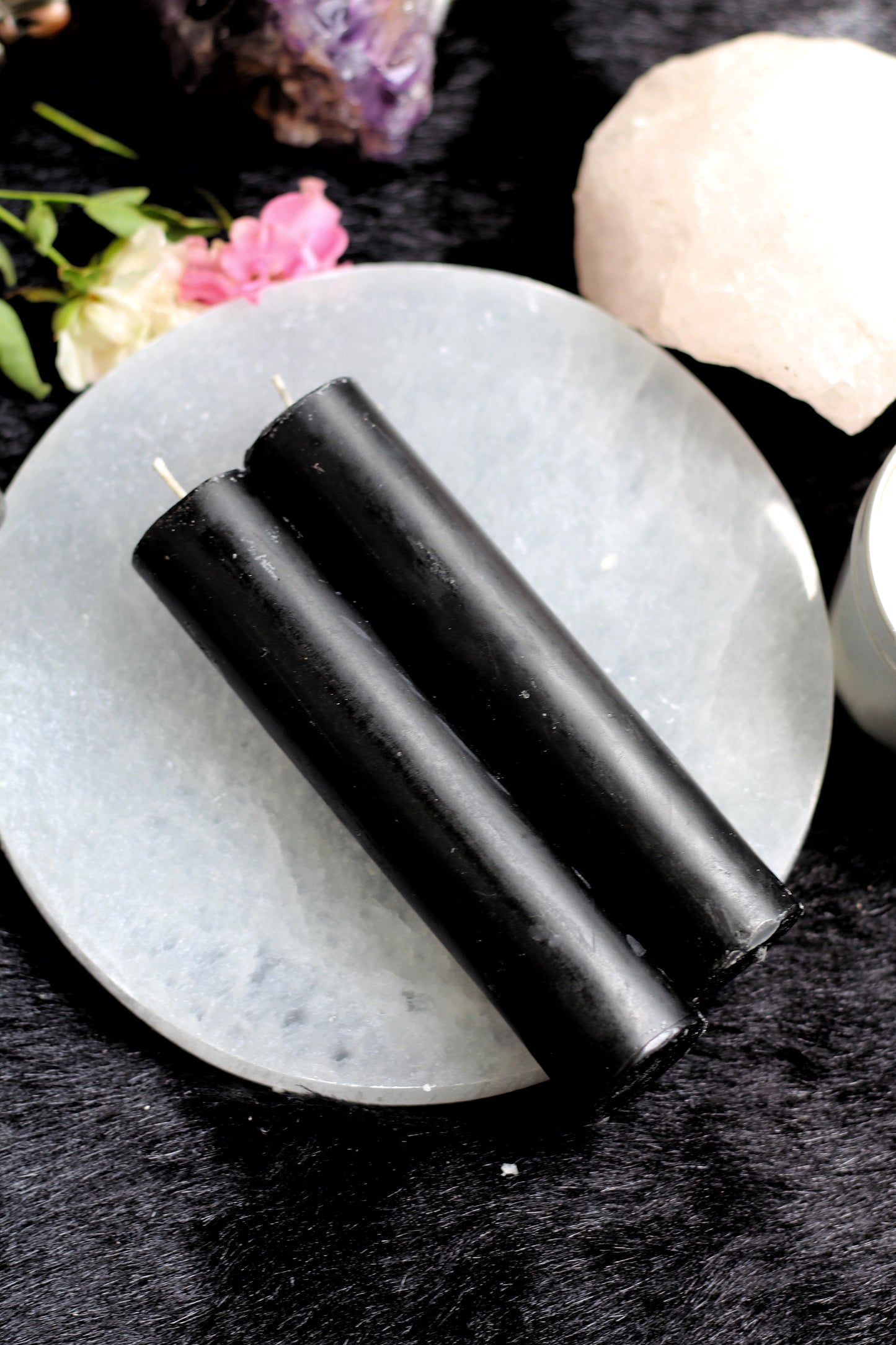 Black Thick Candle