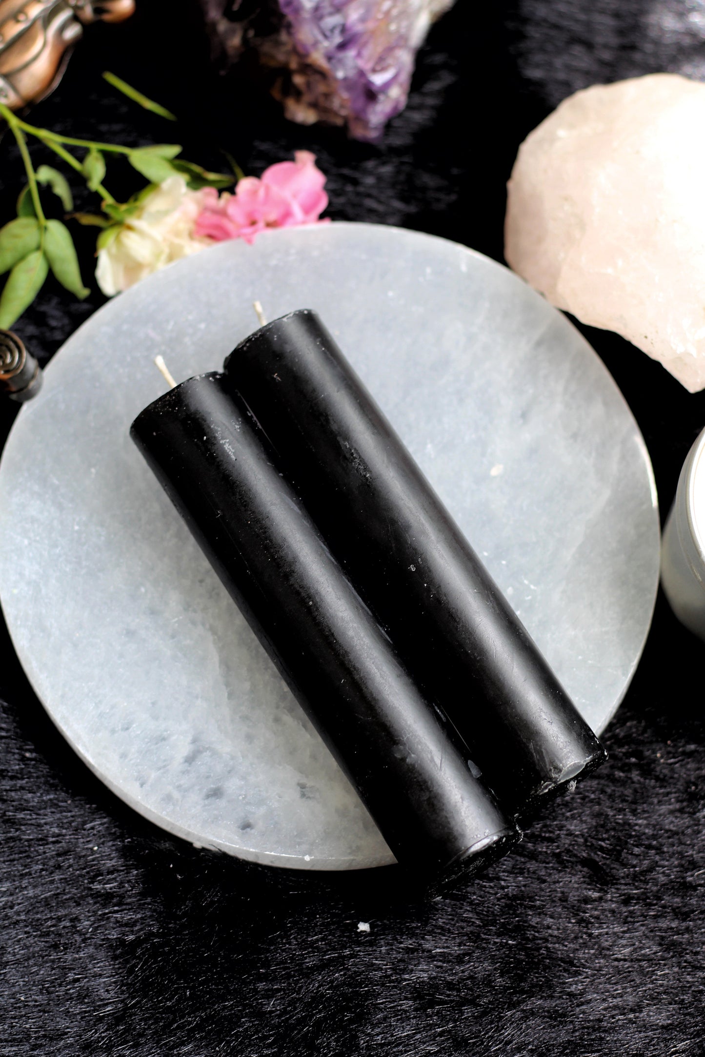 Black Thick Candle
