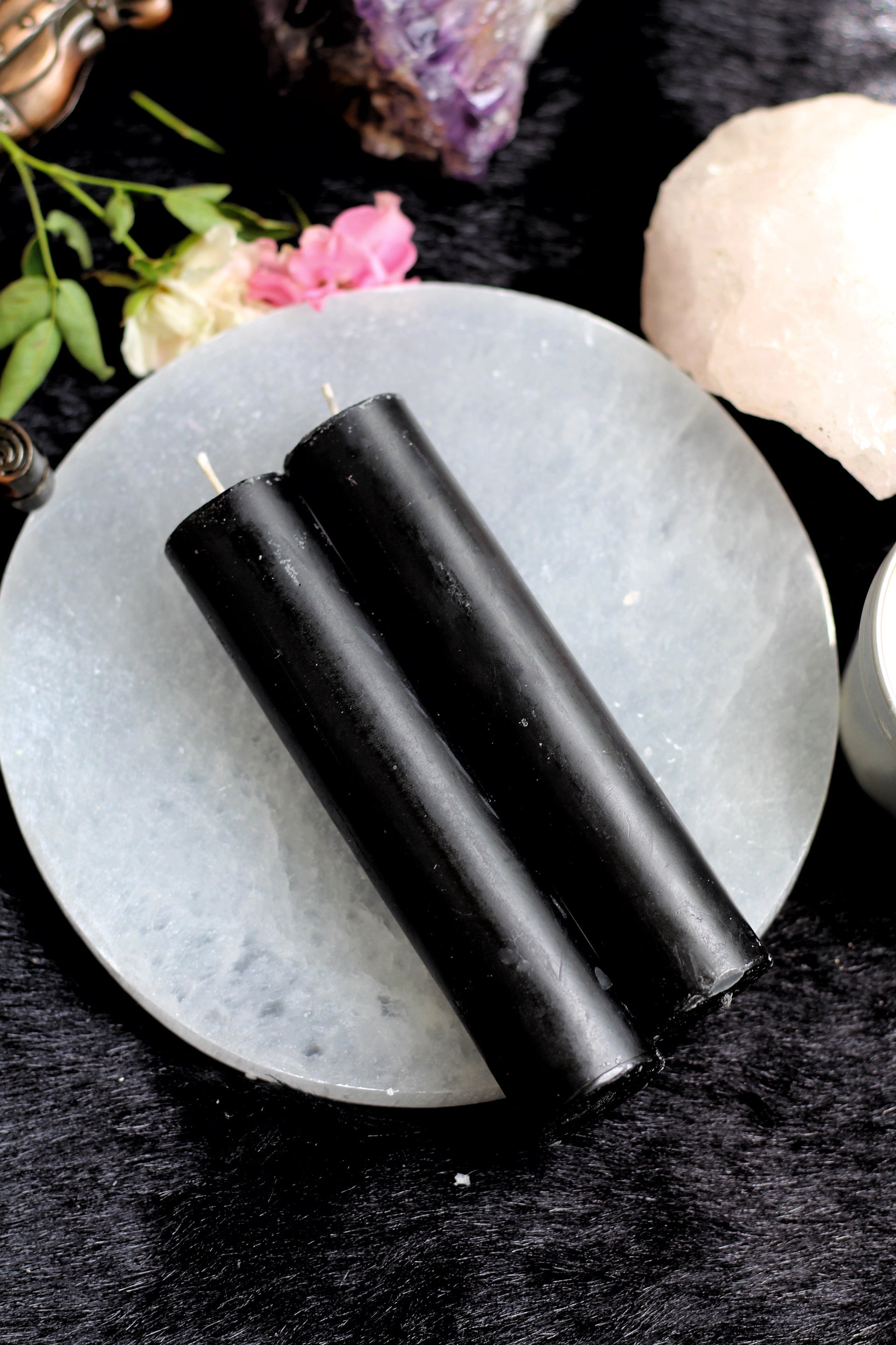Black Thick Candle