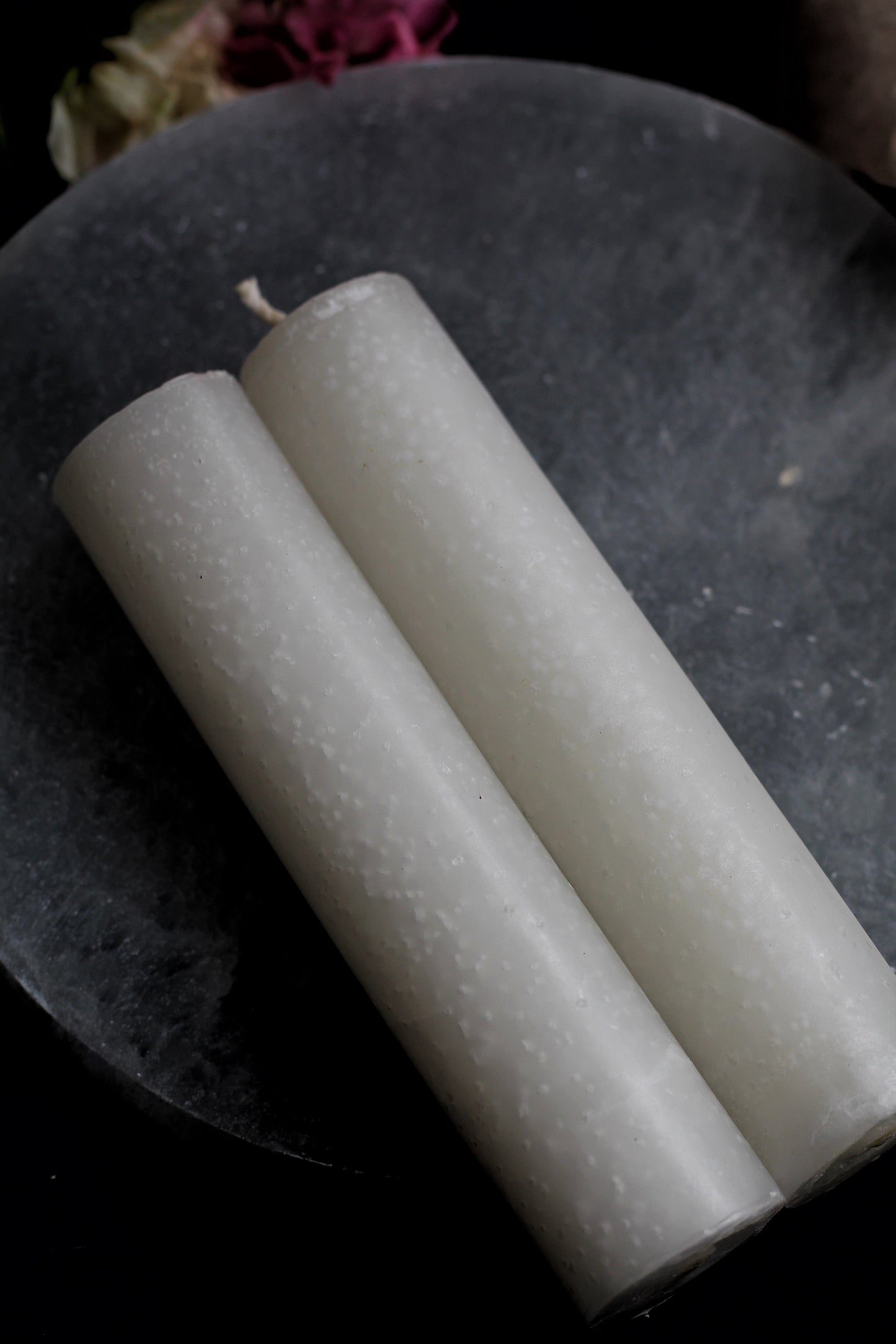 White Thick Candle