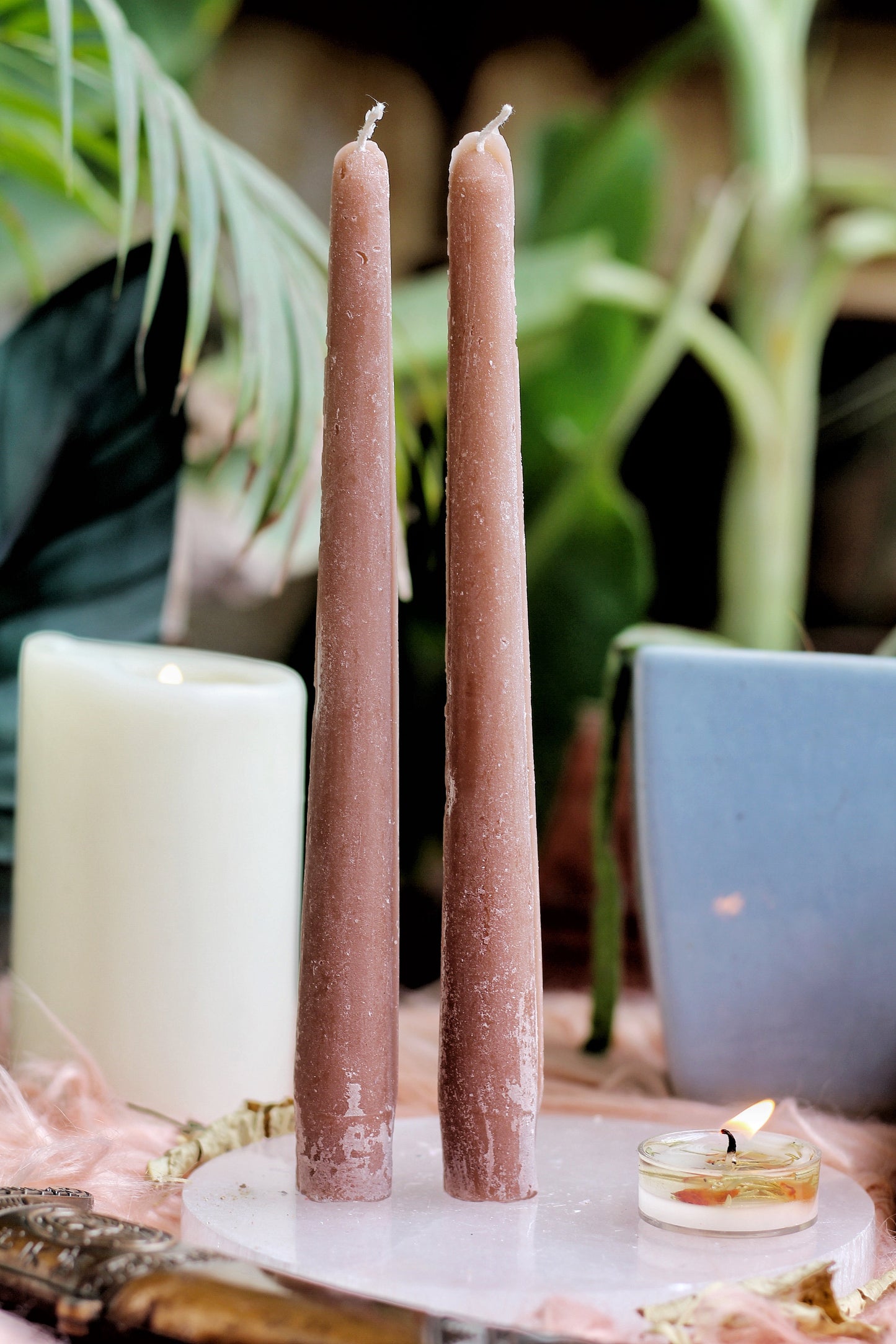 Brown Taper Candle - Set Of 5