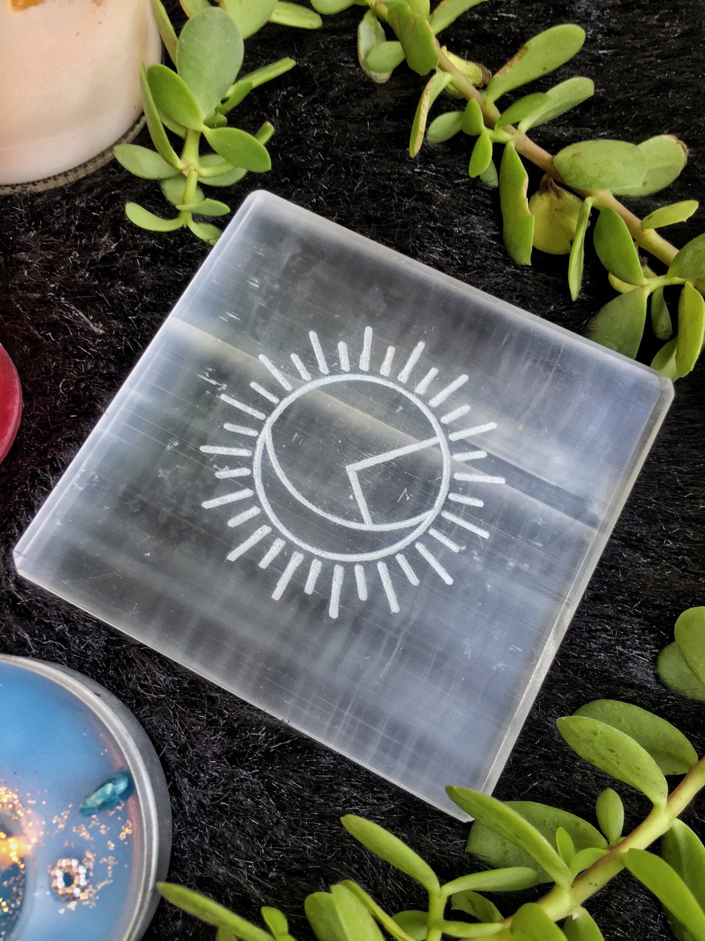 Selenite Charging Plate | Crystal