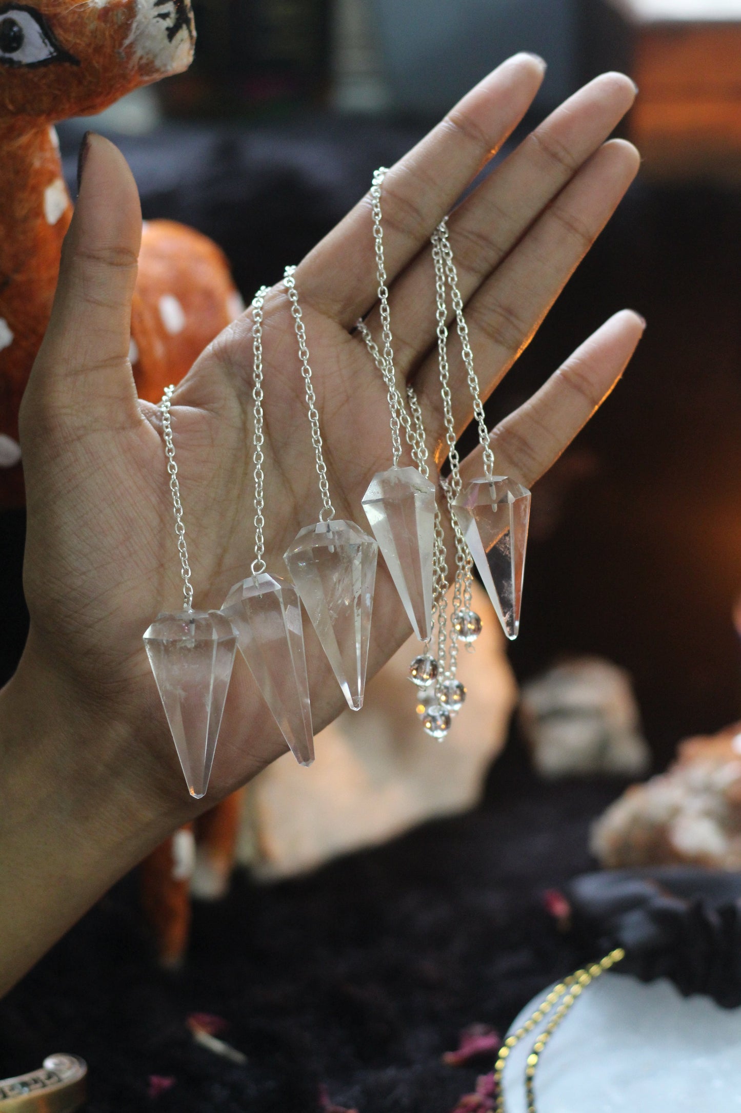 Clear Quartz Pendulum Crystal