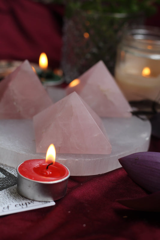 Rose Quartz Pyramid Crystal