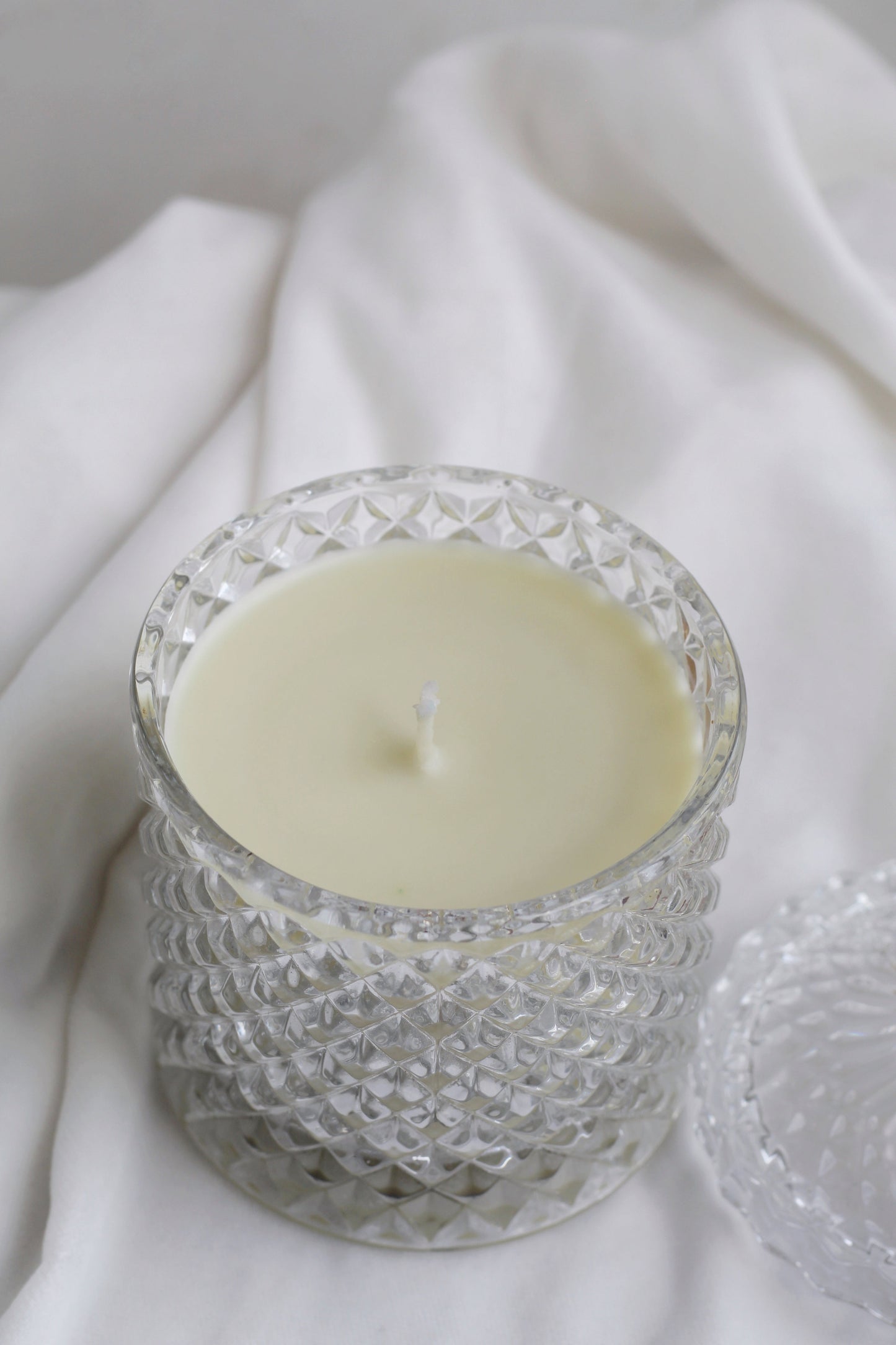 Clear Diamond Jar | Soy Candle