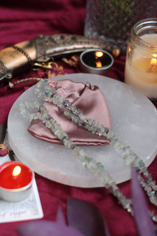 Fluorite Chips String (Mala) Crystal