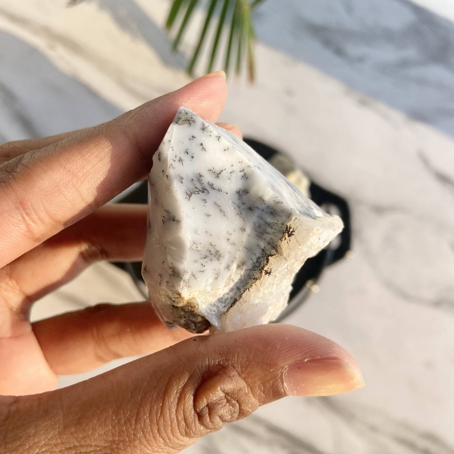 Dendritic Opal Raw Stone | Spiritual Growth Crystal & Stones